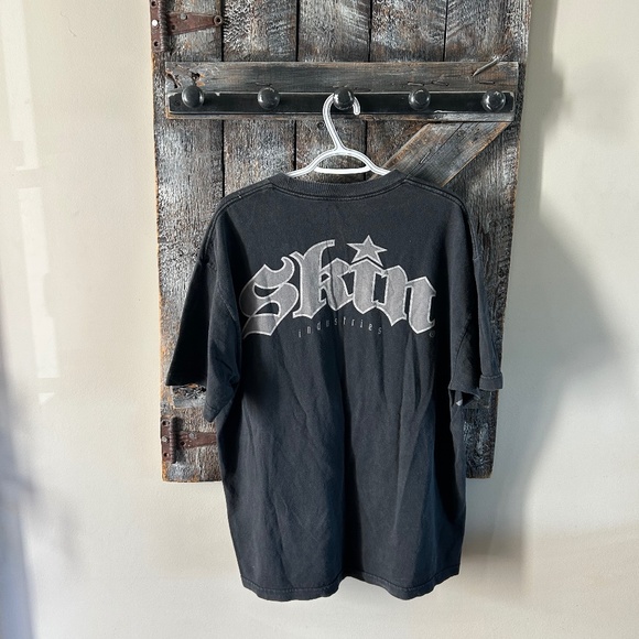 Men's Y2K Skin Graphic T-Shirt Faded Black - Picture 2 of 2